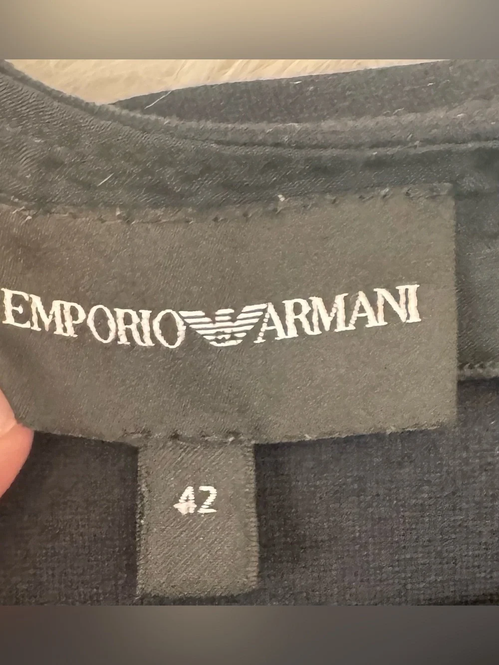Emporio Armani Black Pencil Skirt